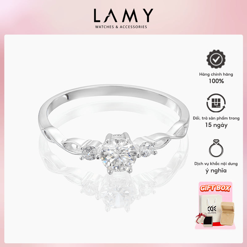 Infinity Stone Ring Silver