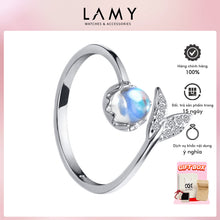 Nhẫn bạc nữ LAMY Cute Ocean Fish Mermaid Tail Ring Silver CDE8342SV - Nhẫn bạc ta cao cấp