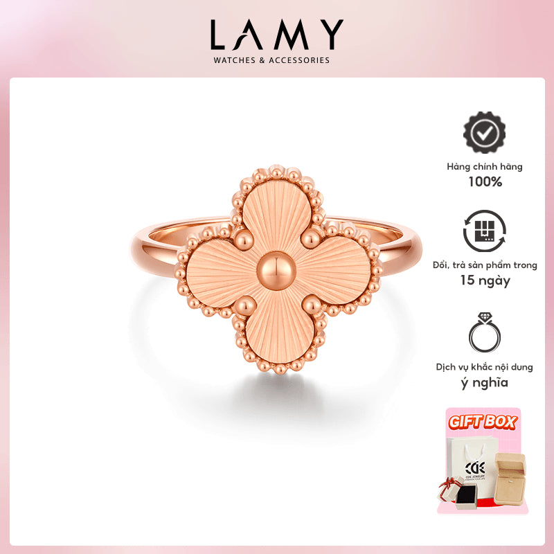 Nhẫn nữ CDE Enchanted Clover Ring Rose Gold CDE8389RG