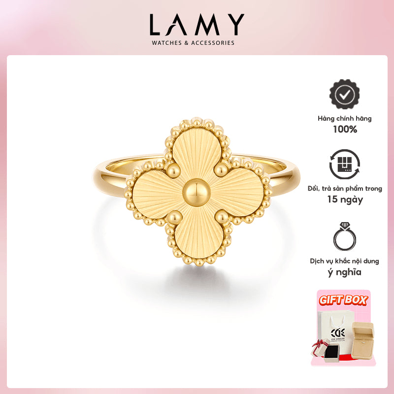 Nhẫn nữ CDE Enchanted Clover Ring Gold CDE8389GG