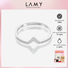 Nhẫn bạc nữ LAMY  V-Shaped Ring Silver CDE8327SV - Nhẫn bạc ta cao cấp