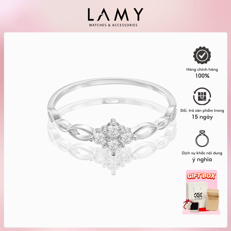 Nhẫn bạc nữ LAMY Light of The Moon Ring Silver CDE8346 - Nhẫn bạc ta cao cấp