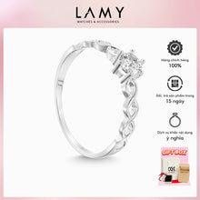 Nhẫn bạc nữ LAMY Eternity Anniversary Twist Ring Silver CDE8347 - Nhẫn bạc ta cao cấp