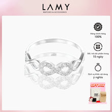 Nhẫn bạc nữ LAMY Infinity Gemstone Ring Silver CDE8226SV - Nhẫn bạc ta cao cấp