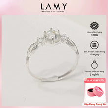 Nhẫn bạc LAMY Rainbow Moonstone Ring Silver CDE8349- Nhẫn bạc ta cao cấp