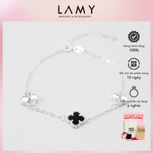 Vòng tay bạc nữ LAMY Fashionable Flower Bracelet Silver CDE2199