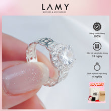 Nhẫn bạc CDE Kim tiền Coin-Embedded Ring Silver CDE8234SV - Nhẫn bạc ta cao cấp