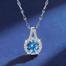 Dây chuyền kim cương Moissanite LAMY Halo Round 6.5 ly CDEDN051WH - Hàng chính hãng đã kiểm định