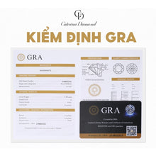 Khuyên tai nữ LAMY kim cương Moissanite 0,5 Carat Bubble Earrings DE003