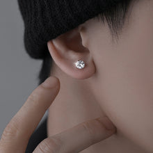 Khuyên tai nữ LAMY kim cương Moissanite 0,5 Carat Solitaire Stud DE039