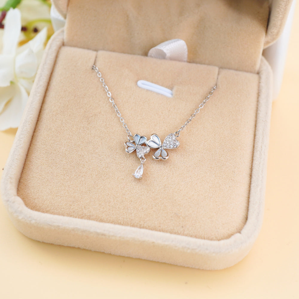 Whispering Bloom Necklace Silver - 6441SV