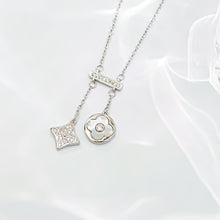 Dây chuyền nữ LAMY Lucky Double Floral Necklace Silver CDE6426RG