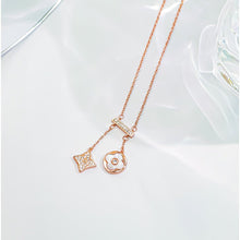 Dây chuyền nữ LAMY Lucky Double Floral Necklace Silver CDE6426RG