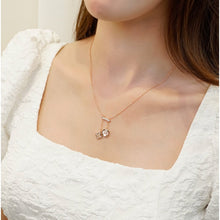 Dây chuyền nữ LAMY Lucky Double Floral Necklace Silver CDE6426RG