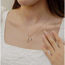 Dây chuyền nữ LAMY Lucky Double Floral Necklace Silver CDE6426RG