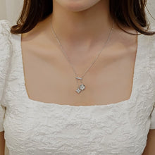 Dây chuyền nữ LAMY Lucky Double Floral Necklace Silver CDE6426RG