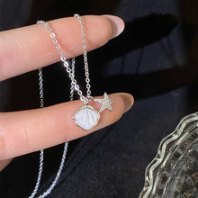 Dây chuyền LAMY Starfish & Seashell Pendant Necklace Silver CDE6414SV