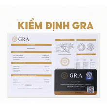 Khuyên tai nữ LAMY kim cương Moissanite 0,5 Carat Classic Six-Claw DE016