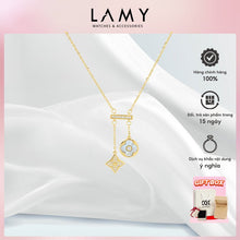 Dây chuyền nữ LAMY Lucky Double Floral Necklace Silver CDE6426RG