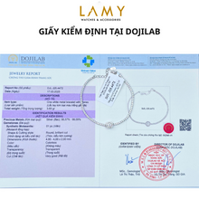 Vòng tay nữ kim cương Moissanite 0.5 Carat LAMY Celeste Halo Tennis DB002