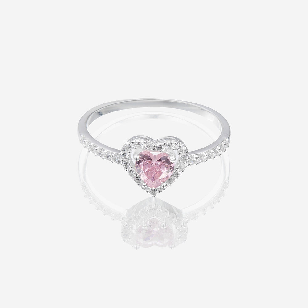 Couple Wedding Ring Women's Pink - 8195PI