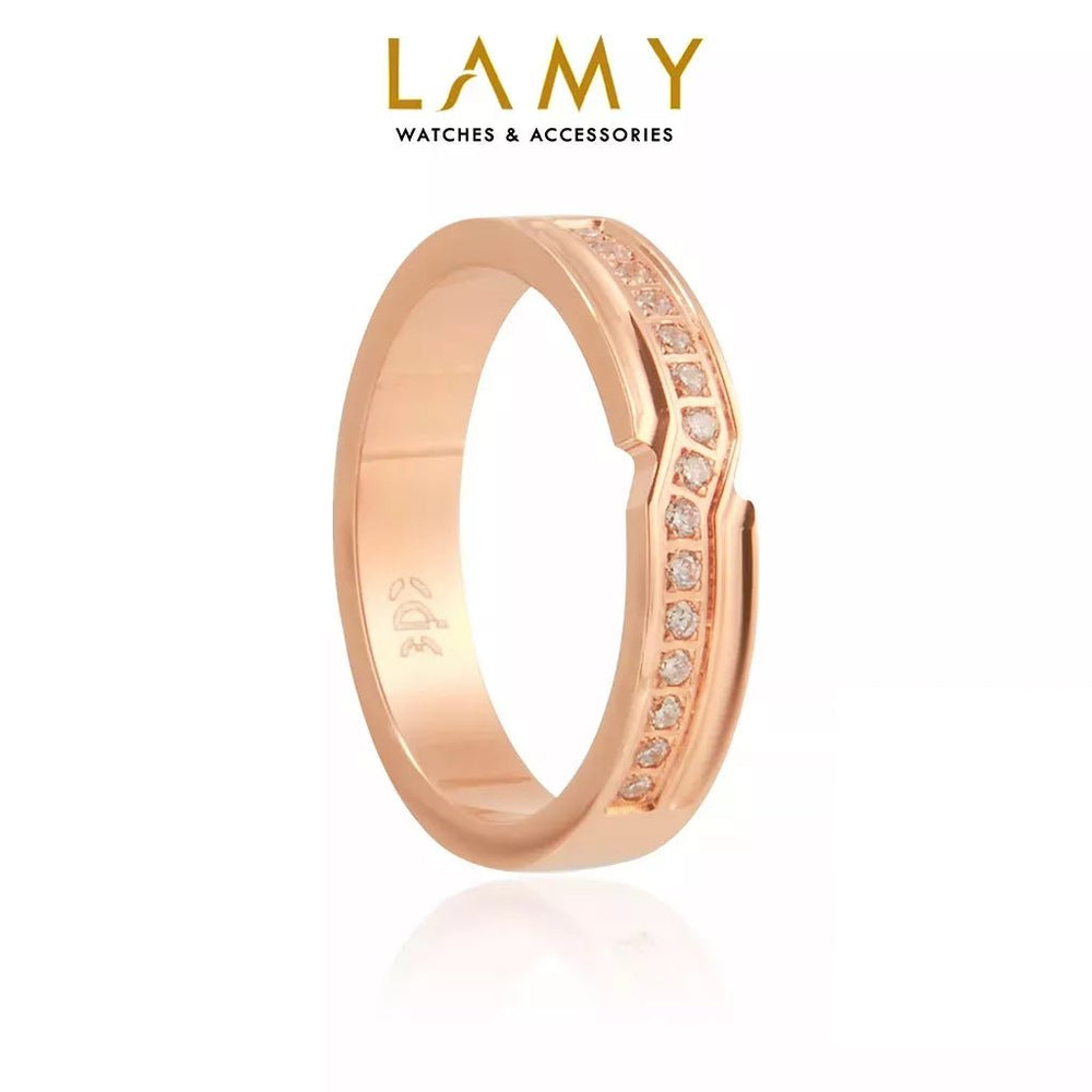 Matrix Wavy Ring Rose Gold