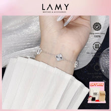 Vòng tay LAMY Four Leaf sparkling 4-leaf clover Bracelet Silver CDE2187SV