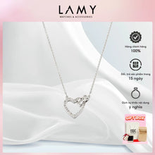Dây chuyền LAMY Sparkling Romantic Heart Silver Necklace CDE6241SV