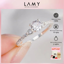 Nhẫn bạc nữ LAMY Classic Stone Ring CDE8256 - Nhẫn bạc ta