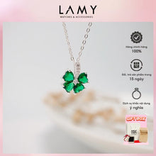 Dây chuyền bạc LAMY  Sparkling Love Green Necklace Silver CDE6132GR