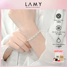 Vòng tay LAMY Stone Snowflake Silver Bracelet CDE2197