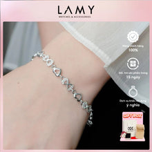 Vòng tay LAMY Hourglass Heart Silver Bracelet CDE2196