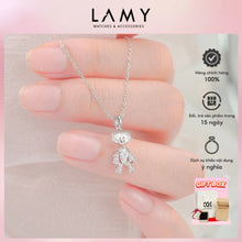 Dây chuyền LAMY Crystal Teddy Bear Children Silver Women's Necklace CDE6391SV