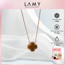 Dây chuyền LAMY Four Lucky Leaves Necklace Green 6403BR