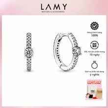 Khuyên tai LAMY Sparkling Hoop Earrings Silver CDE3055SV