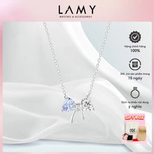 Dây chuyền LAMY Crystal Bow Silver Necklace CDE6325BE
