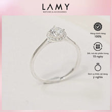 Nhẫn bạc nữ CDE Stone Flower Silver Ring CDE8354SV - Nhẫn bạc ta cao cấp