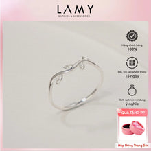 Nhẫn Bạc Nữ CDE Olive Leaf Silver Ring CDE8385SV - Nhẫn bạc ta cao cấp