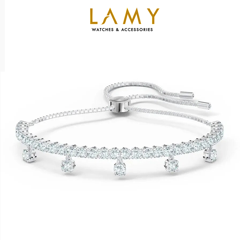 Vòng tay nữ LAMY Subtle White Rhodium Plated Drops Bracelet 2042SV