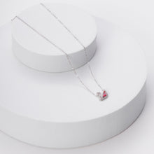 Dây chuyền nữ Red Swan Crystal Silver Necklace CDE6042RED