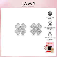 Khuyên tai LAMY Heart Four Leaf Silver Earrings CDE3267SV