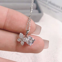 Dây chuyền kim cương Moissanite LAMY Butterfly Light 6.5 ly kiểm định GRA CDEDN020WH - Hàng chính hãng đã kiểm định