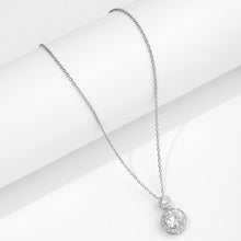 Dây chuyền kim cương Moissanite tím LAMY Twin Glow 6.5 ly kiểm định GRA CDEDN023TIM - Hàng chính hãng đã kiểm định