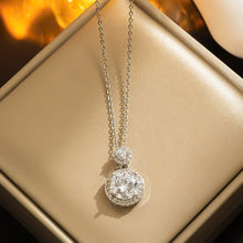 Dây chuyền kim cương Moissanite LAMY Twin Glow 6.5 ly kiểm định GRA CDEDN023WH - Hàng chính hãng đã kiểm định