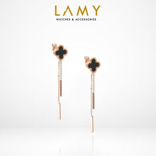 Khuyên tai LAMY Clover Tassels Earrings CDE3013BL