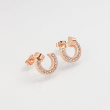 Khuyên tai LAMY Agrafe Sparkle Earrings Rose Gold CDE3004RG