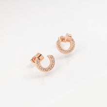 Khuyên tai LAMY Agrafe Sparkle Earrings Rose Gold CDE3004RG