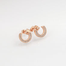 Khuyên tai LAMY Agrafe Sparkle Earrings Rose Gold CDE3004RG