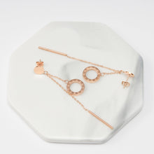 Khuyên tai LAMY Roman Numeral Circle Earrings CDE3015