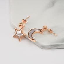 Khuyên tai LAMY Moon Star Earrings CDE3016WH